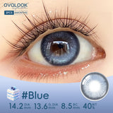 2Pcs Colored Contact Lenses 14.5mm, Vibrant Yellow/Red/Blue/Purple/Green Anime Cosplay Soft Lenses, 6 Months