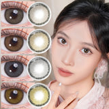 14.0mm Nude Brown Natural Contact Lenses Fit Most Eye Shape Colored Contact Lenses For Eyes Makeup/Cosmetic 6 Months