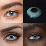 Eye Eyes Color Contacts Colored Contact Lenses Lens Natural Beauty Cosmetic Amber Daily 2Pcs 6 Months Half Year Use