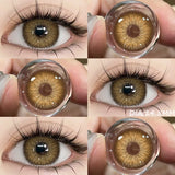 1 Pair Color Contact Lenses for Eyes Cosmetics Blue Contact Lenses Brown High Quality Natural Contact Lenses Gray Lenses