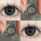 1 Pair Hot sales Color Contact Lenses Eyes Natural Contact Lenses Purple Brown Lenses Makeup Annual