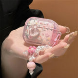 3D Cartoon Cute Rabbit Earphone Case For AirPods 4 3 2 1 Pro2 Cover TPU Headphone Coque For AirPods 4 4th 3rd Pro 2 2nd Cases