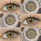 2Pcs Color Contact Lenses for Eyes Natural Gray Contacts Cosmetic Green Eye Color Lens Gray Lenses Blue Contact Lenses