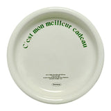 Milk Green Ceramic Tableware Vintage Home Salad Bowl Breakfast Plate Senior Sense of One Person Food Bowl Plate Set