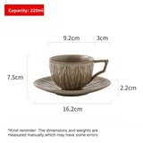 Triangular Coffee Cup Saucer Set Unique Vintage Home Coffee Cup Saucer Pour Over Coffee Drinking Utensils Household Goods
