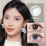 Gray Series Contact Lens For Myopia Friendly To Deep Pupils And For All Skin Tones 14.0~14.5mm 6 Months