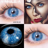 Cosplay Blue Color Contact Lenses for Eyes Yearly Makeup Halloween Beauty Yellow Contact Lenses Eye Cosmetic