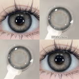 1 Pair(2pcs) Brown Beauty Colored Contact Lenses for Eyes Purple Halloween Lens Big Eye Lens Natural Look Gray Blue Lens