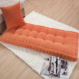 Long Cushion Thickening Garden Chair Cushion Solid Color Home Seat Mat Floor Cushion 55x155/55x165cm
