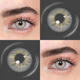 Eyes Color Contacts Colored Contact Lenses Lens Small Pupil Cosmetics Natural Grey Daily 14.0mm 2Pcs Half Year Use