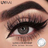Colored Contact Lens NEW Twilight Series Cosmetics Natual Black Lens Woman Makeup Green Pupils Beauty Blue Contacts Lenses