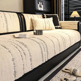 1PC Sofa Cushion Winter Thickened New Non-slip Light Luxury One-piece Plush Seat Cushion Cover Towel Home Textile