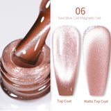 Auroras Cat Magnetic Gel Nail Polish Reflective Sparkling Glitter Semi Permanent Nail Art Soak Off LED UV Gel Varnis