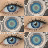 1 pair Brown Natural Color Contact Lenses for Eyes RIYADH Series Softlenses Korean Eye Makeup Fashion Blue Color Lenses