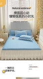 2/3pcs Summer Cooling Princess Bed Skirt Set Class A Mattress Cover Single Soft Mat Room Decor Bedspread Ice Silk Bean Cool Mat