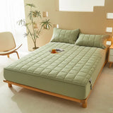 Thick Cotton Bed Sheets Double Side Available Velvet Bedsheet Elastic Fitted Sheet Home Bed Linen & Mattress Cover protector