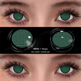 1 Pair Hallowee Contact Lenses for Eyes Cosplay Lenses Anime Lenses Anime Accessories Lenses Black Lenses Pink Lens