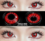 1Pair Halloween Colorful Contact Lenses Anime Cosplay Eye Lenses Multicolored Lens Black Red Mesh White Yearly Contacts