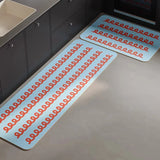 Kitchen Carpet Waterproof Oil-proof PVC Leather Washable Floor Mats Long Strip Runner Kitchen Rug Home Decoration Tappeto Cucina
