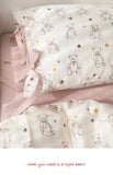 Adorable Pure Cotton Four-Piece Bedding Set Sweetheart Bear Tee-Piece Dormi Bedding Set Comfortable Warm Korean Sle