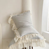 Pink Romantic Lace Princess Wedding Bedding Set Lyocell Bamboo Fiber Soft Silky Duvet Cover Flat/Fitted Bed Sheet Pillowcases