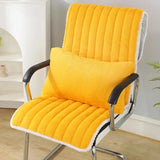 Milk Velvet Integrated Chair Cushion Household Dining Chair Cushion Comfortable Stool Covers for Prolonged Sitting in The Office