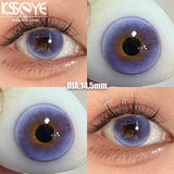Color Contact Lenses 2Pcs New Product Cosplay Anime Purple Green Lenses Soft Lens