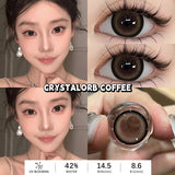 Colored Contact Lenses 14.5mm Natural Look Lenses  Women Beauty Colored Pupils Green Contact Lenses Blue Contact Lenses