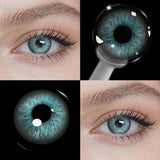 14.5mm Half Year Colored Contact Lenses Natural Earth Tone Hydrating Soft Lenses for Daily Look Eye Beauty