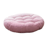 Stripe Garden Patio Seat Cushion Round Chair Pad Home Floor Cushion 22 Inch Window Pad Throw Pillows Indoor/Outdoor