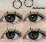 1Pair Beauty pupils Natural Colored eye lenses Myopia purple pupils Brown lenses Blue Contact 1 Yearly Use