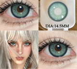 1Pair Natural Colored Contact Lenses 1Pair Beauty pupillents Yearly Grey Pupils Brown Contacts New Cosmetic