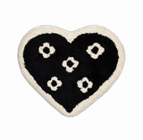 Korean Style Heart Shaped Carpet Bedroom Living Room Sofa Coffee Table Mat Home Bedside Children's Room Window  Pad