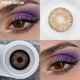 Green Prescription 6 Months Disposable Colored Contact Lenses 14.2mm Natural Small Pupil for Daily Cosmetics