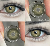 1 Pair Colored Contact Lenses for Eyes Blue Contacts Lenses Green Eye Contacts Beauty Cosmetics Gray Pupils Yearly Use