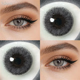 Colored Contact Lenses Big Eye Girl Black Blue Brown Coffee Color Contacts Eye Lens Eyes Half Year 2Pcs
