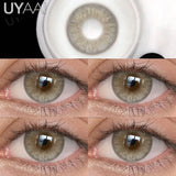 NEW Contact Lens Beauty Blue Lens 14.5mm Big Eyes Color Contact Lenses For Eyes Natual Pupils Cosmetic Lens Makeup Gray