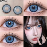 1 Pair Color Contact Lenses for Eyes Korean Brown Natural Big Eye Lenses Gray Eye Contact Green Color Lens
