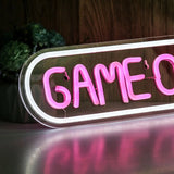 Chi-buy LED Neon Game On USB Powered Neon Signs Night Light 3D Wall Art Bedroom Living Room Decor Lamp Signs