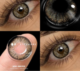 1Pair Color Contact Lenses for Eyes Cosmetics Blue Contact Lenses Brown Natural Contact Lens Gray Pupils Green Contacts