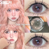 1 Pair New Product Color Contact Lenses Degrees Fashion Comfort Soft Nature Blue Grey Lenses Fast Shiping