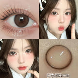 2pcs Myopia Color Contact Lenses for Eyes with Prescription Beauty Pupils Makeup Eye Color Lenses Fashion Blue Lenses