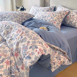 New Style Natural Linen Crinkled Yarn Duvet Cover Skin-friendly, Breathable Pillowcase and Quilt Cover