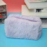 Cute Plush Pencil Pouch Pen Bag for Girls Gift Large Capacity Pencil Case Pen Box Stationery Supplies Cosmetic Pouch Storage Bag