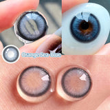 2pcs/pair Beauty Purple Contact Lenses for Eyes Myopia Colored Contact Lenses Natural Blue Lens Fashion Cosplay Pupils