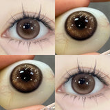 1 Pair Natural Black Contact Lenses for Eyes Myopia Degree Makeup Lens Cosmetic Beauty Pupils Soft Korean Eye Lenses Hot