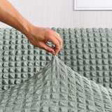 1/2/3/4 flying seat seersucker living room sofa cover elastic sofa cover elastic solid thickness elastic sofa cover