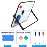 New Erasable Dry Erase White Board Portable Double-Sided White Board Easel with Stand Magnetic Whiteboard Memo To Do List