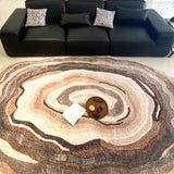 Irregular Living Room Carpet Large Area Light Luxury Fashion Bedroom Plush Rug Art High-end Home Decoration Coffee Table Mats