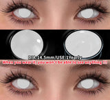 Cosplay Colored Contact Lenses Crazy White Lenses Red Anime Contacts Halloween Beauty Makeup Lens Black Eyes Contacts
